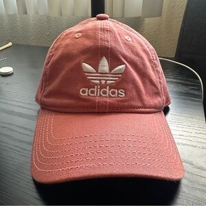 Adidas Coral Cap with White Logo